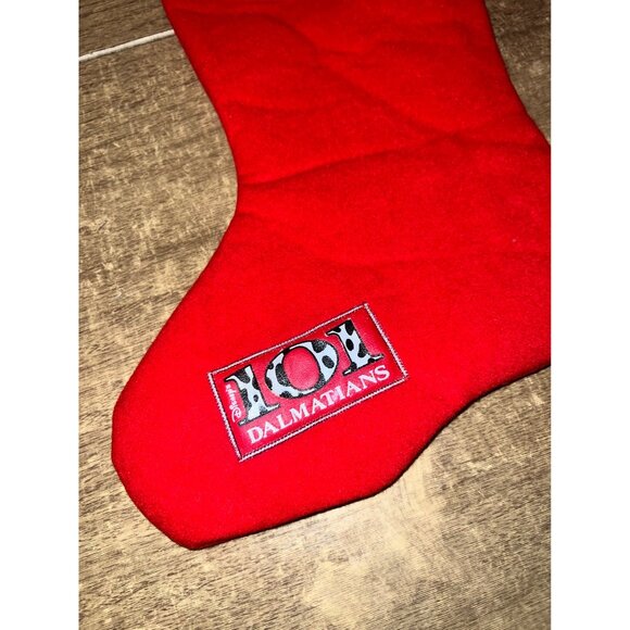 Vintage Disney 101 Dalmatians 3D Plush Dog Christmas Stocking 90s Disneyana #2 - Picture 2 of 7